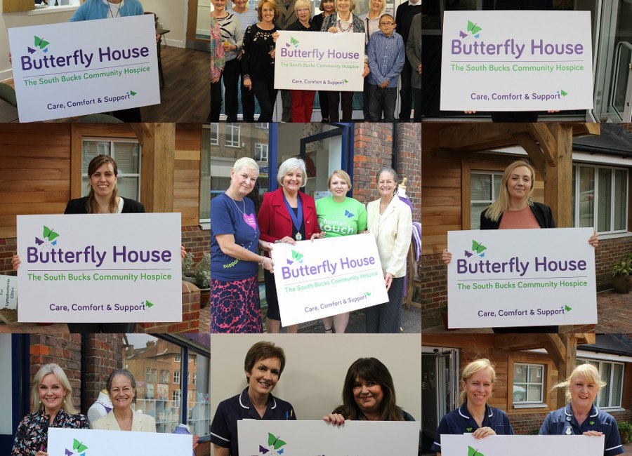 Buterfly House Collage